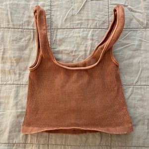Free People Movement Happiness Runs Square Neck Crop Tank